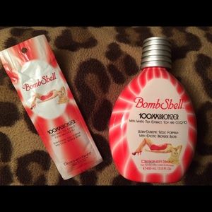 Designer skin tanning lotion☀️😎