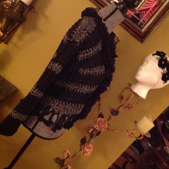 SOLD ❤️NWT HANDMADE CARDIGAN - Picture 3 of 4