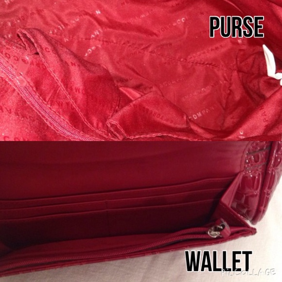 🚫SOLD🚫New York & Company Alligator Purse &Wallet - Picture 4 of 4