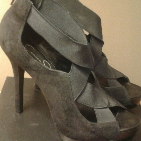 Offers welcome!! Jessica Simpson black suede heels