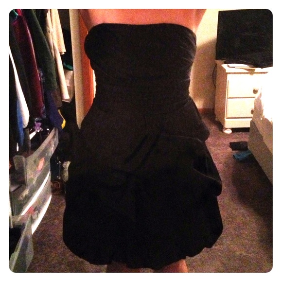 Black knee-length Evening/Bridesmaid dress