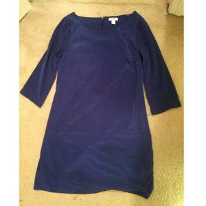 Navy blue straight dress
