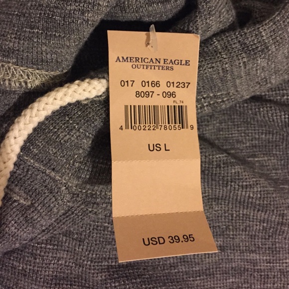 American eagle button neck hoodie - Picture 3 of 3