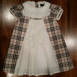 Burberry infant dress, 6 months