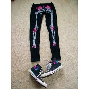 Skeleton leggings
