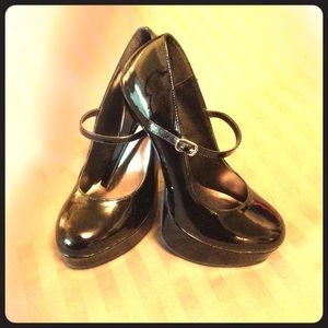 Black Mary Jane Heels