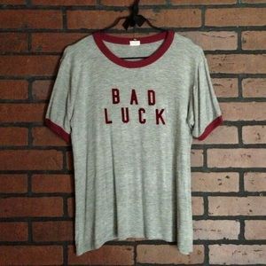 Brandy Melville bad luck tee