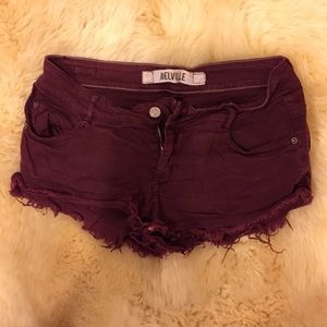 BM MAROON SHORTS