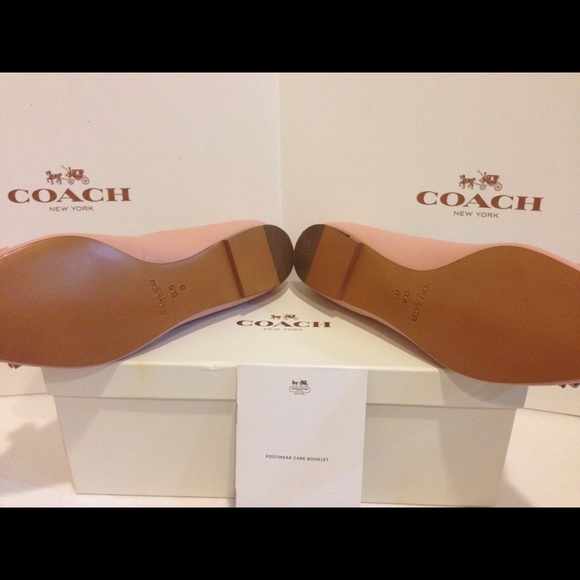 Brand NWT in a Box COACH Saffiano Shoes (Rose) - Picture 3 of 4