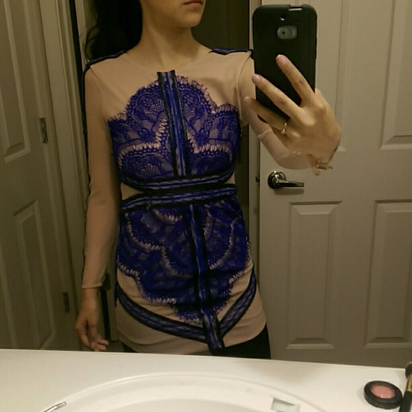 Long sleeve lace dress