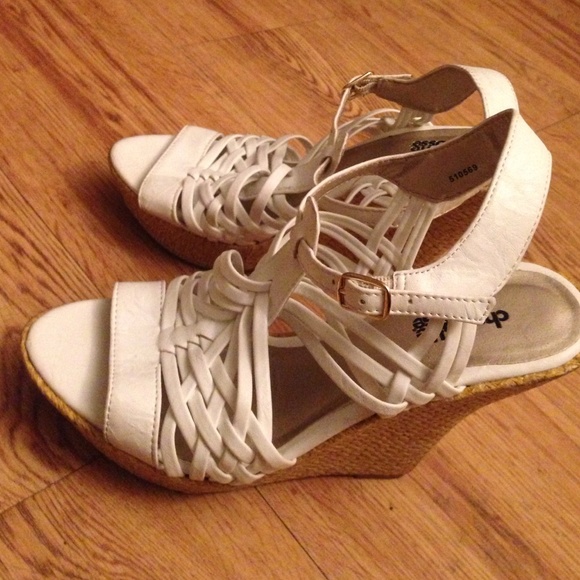 White Wedges - Sandals - Like New