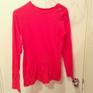 Hot pink long sleeve shirt NEVER WORN
