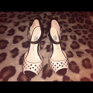 Never been worn! Spiked Peep-Toe Stilettos