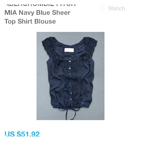 ⚡️SALE⚡️Navy blue blouse