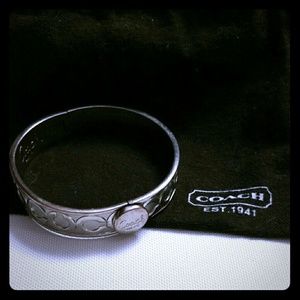 Coach  "C" silver bracelet