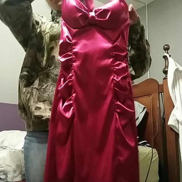 Stunning hot pink dress