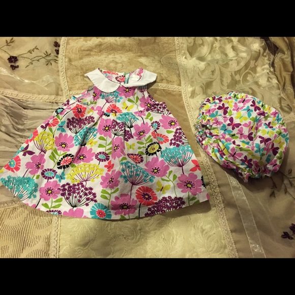 Vera Bradley Flutterby dress with bloomers. 3-6 mo
