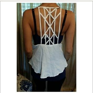 white top with straps