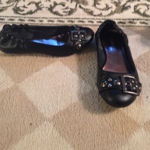 Black belted Fabulare flats