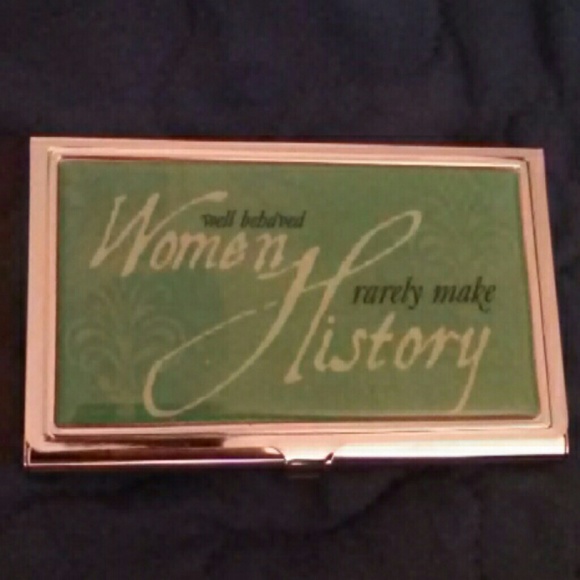 NWOT Enamel Business Card Case