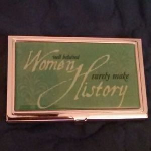 NWOT Enamel Business Card Case