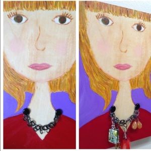 One of a kind earring display!