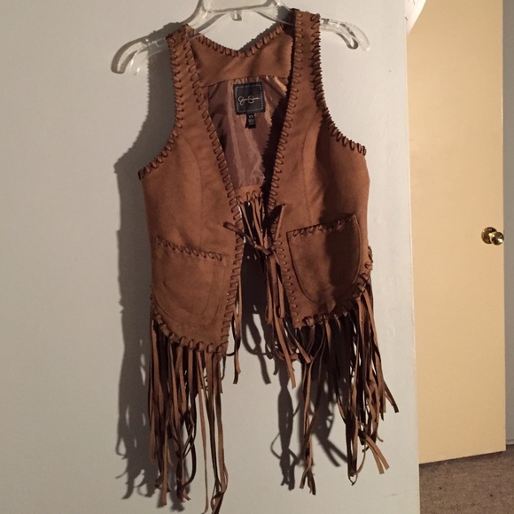 Jessica Simpson Fringe Vest