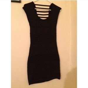 Body con dress and naked flush