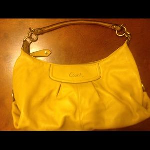 Yellow Coach Bag