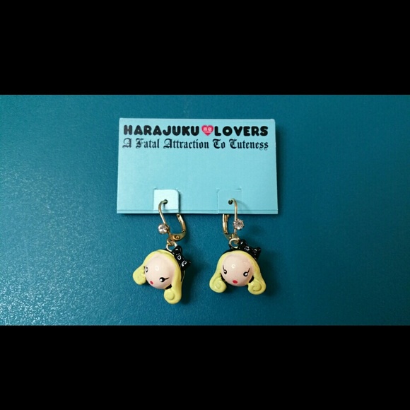 Harajuku Lovers Gwen Dangle Earrings - Picture 1 of 2