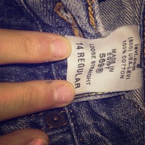 Nice Levi jeans for middle school boys.
