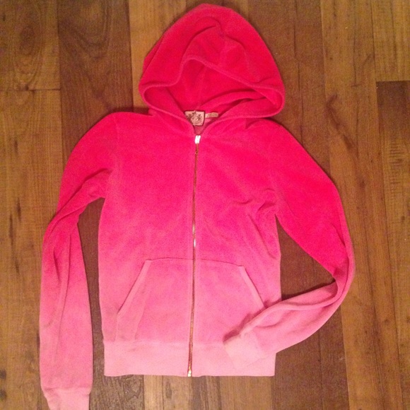 Pink ombré juicy couture hoodie