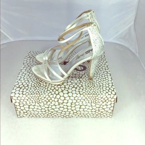 ABS All Star Bridal Jeweled Pump