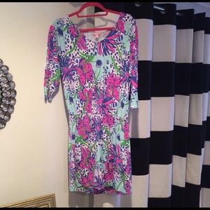 Lilly pulitzer dolman sleeve dress
