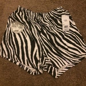 Soffe zebra cotton shorts