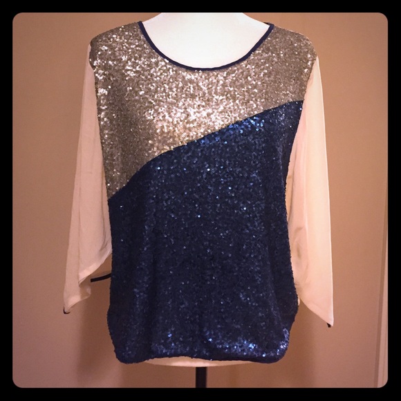 Tops - Sequin hi low top