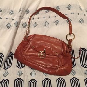 Brown DKNY Baguette handbag