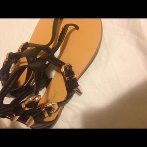 Brand new black sandals