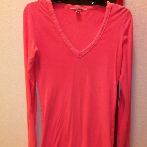 Pink v-neck