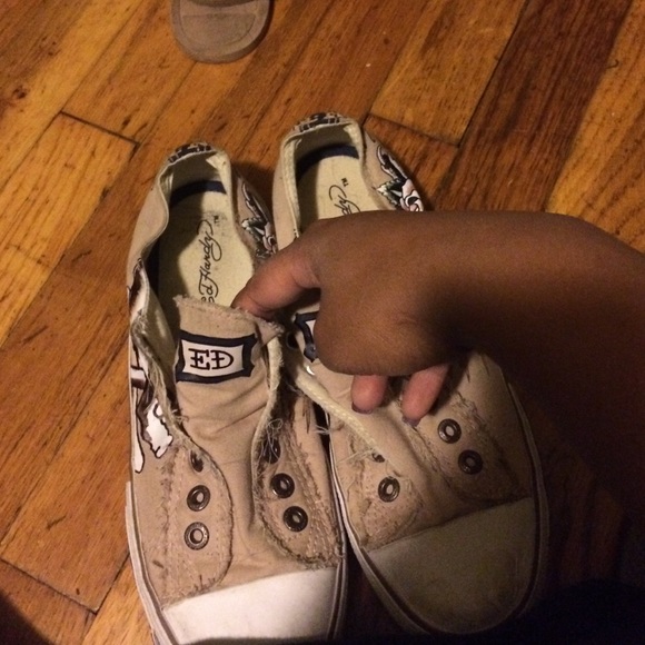 Ed hardy slip ons