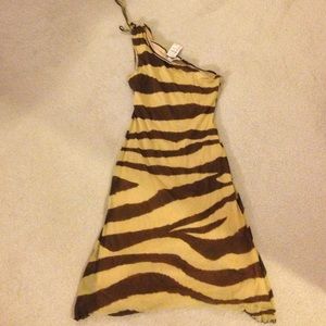 MOSCHINO one shoulder dress