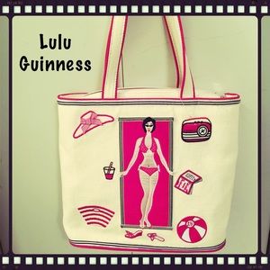 NWOT Lulu Guinness Tote Bag