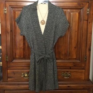Long, gray, Fever cardigan