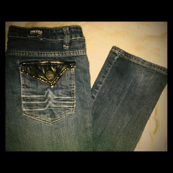 Straight leg jeans