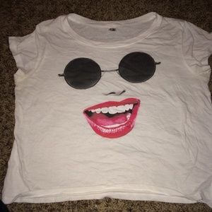 Urban outfitters sunglass face shirt