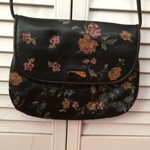 Kimchi Blue Floral print black cross body bag