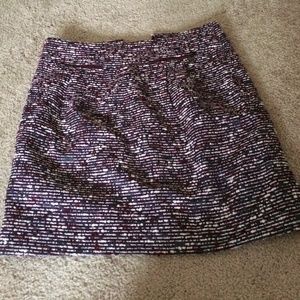 Tweed mini skirt