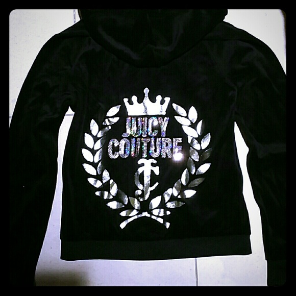 ***NWT*** Juicy Couture embellished velour zip up