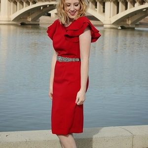 Ann Klein Red Dress