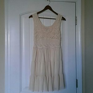Nwot cream dress!!!